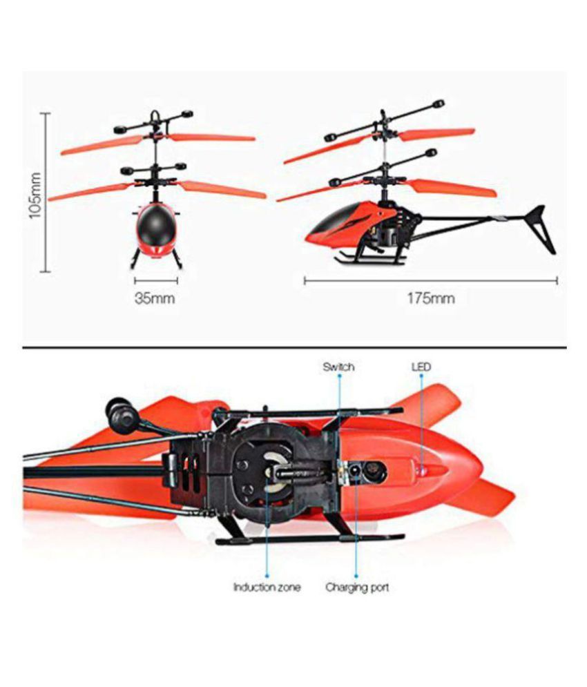 Affection Hand Induction Control Flying Helicopter Toy with Infrared