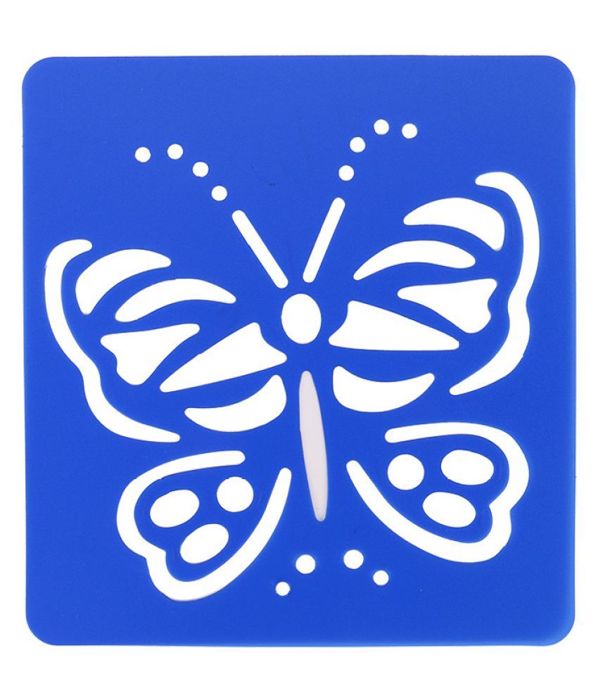 Cartoon Drawing Stencil Set Kids Education Toy DIY Hollow Painting