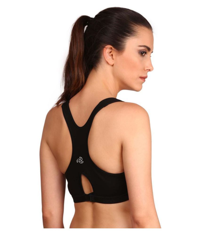 Buy Jockey Cotton Sports Bra - Black