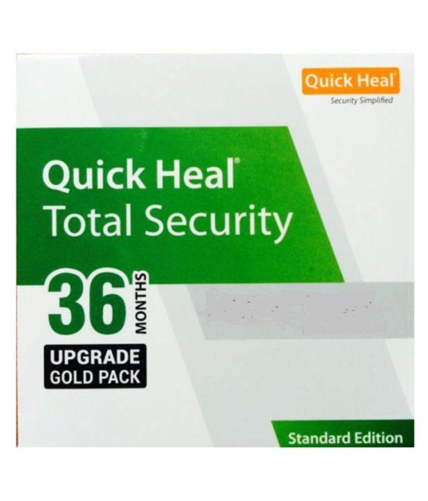Quick Heal Total Security 1 PC 3 Year Upgrade for Renewal - Delivered Via Email