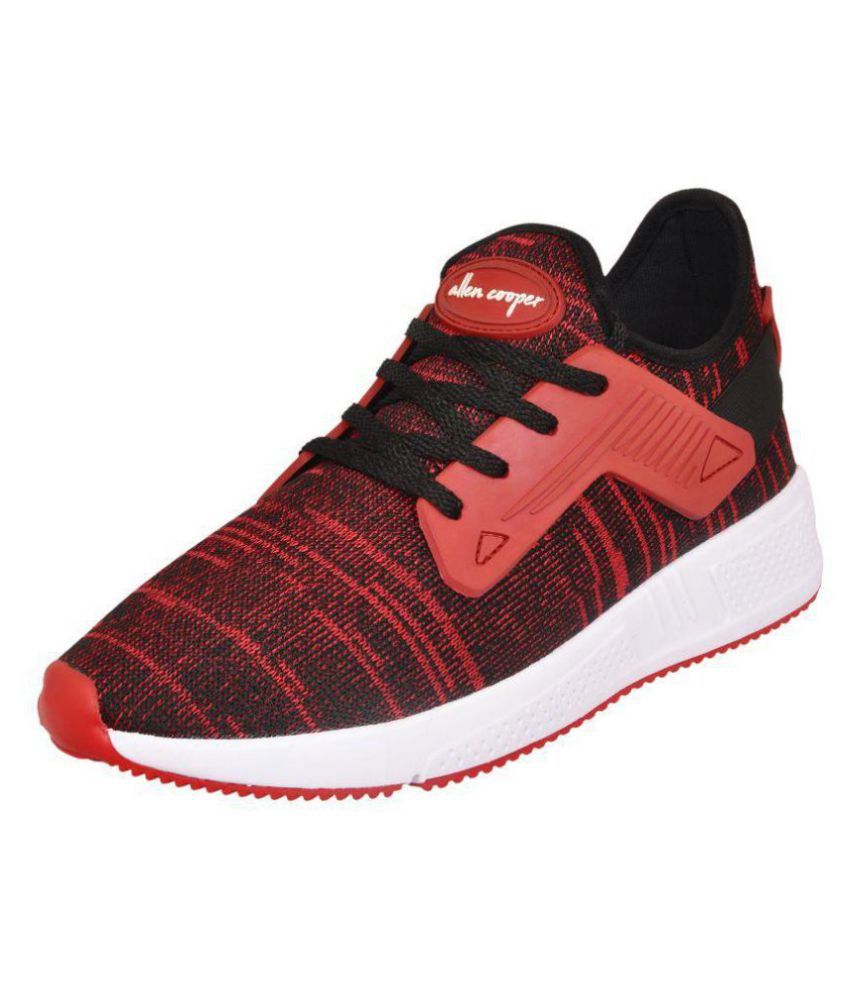 Allen Cooper Maroon Training Shoes Buy Allen Cooper Maroon Training