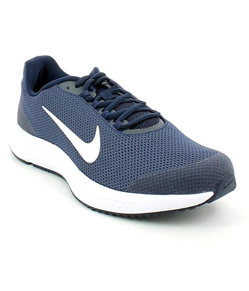 nike runallday blue running shoes