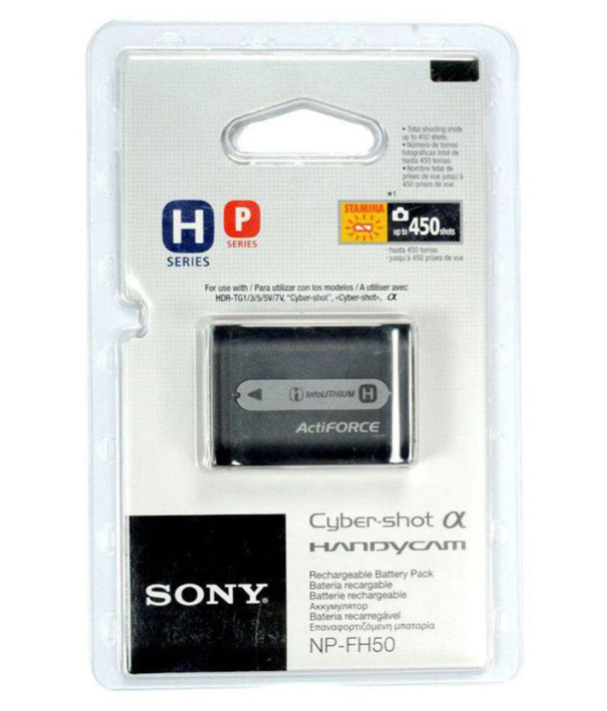 Sony NP-FH50 900 mAh Rechargeable Battery 1 Price in India- Buy Sony NP ...