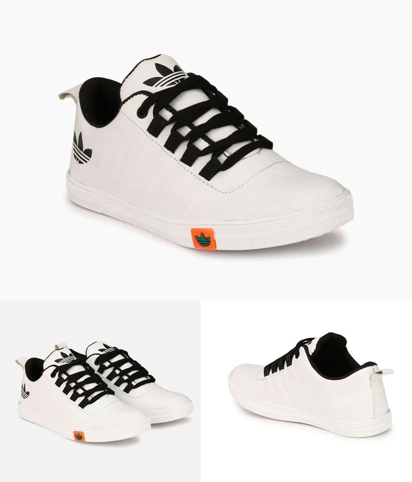 white shoe shine