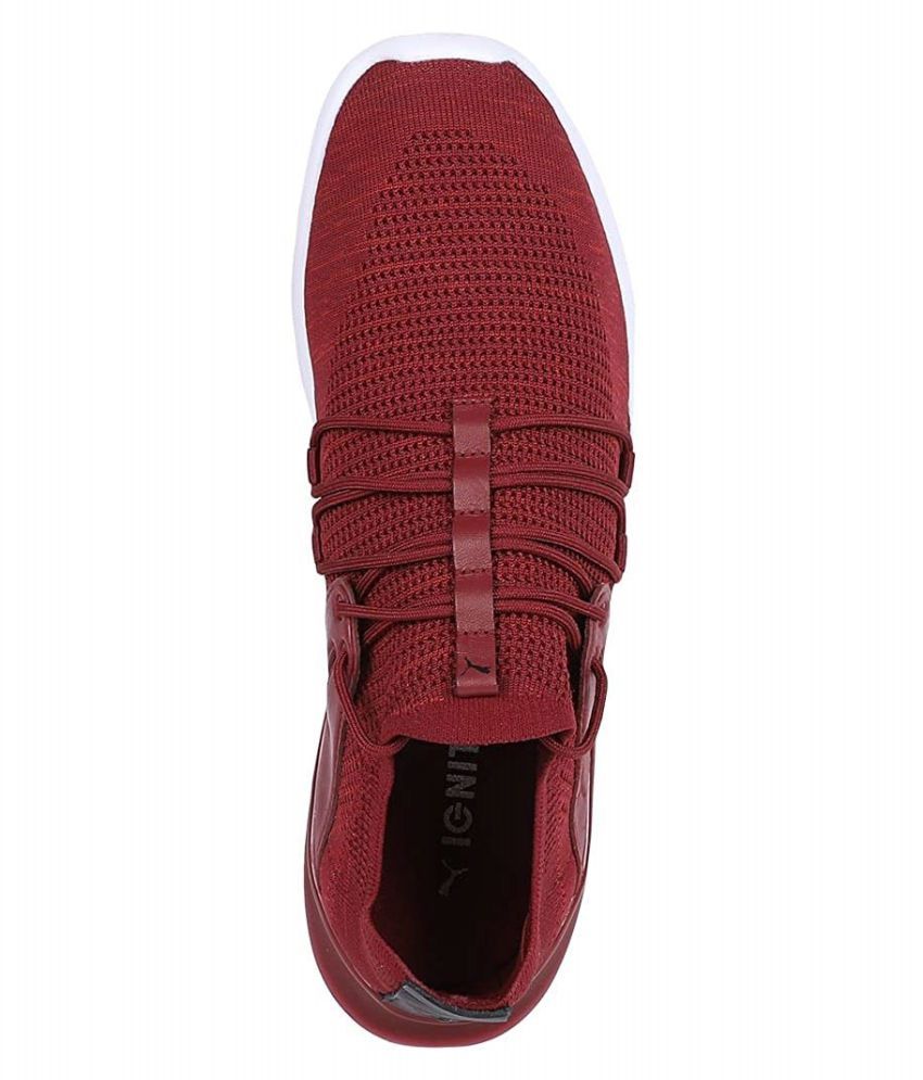 puma slippers maroon