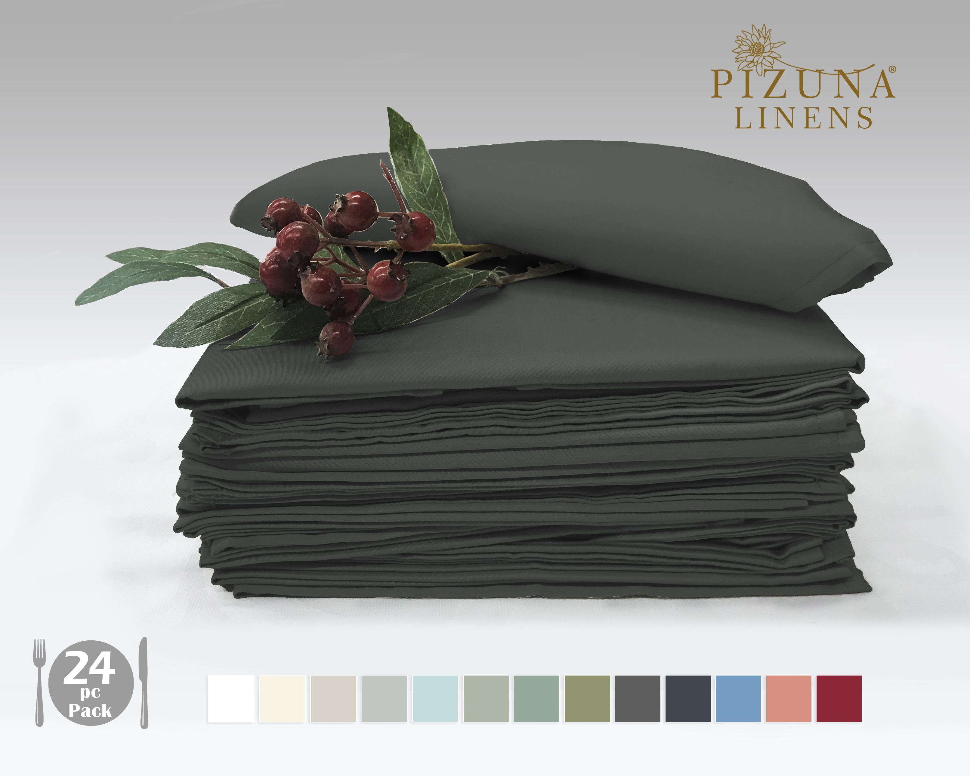 Pizuna Linens Set of 20 Cotton Napkin Buy Pizuna Linens Set of 20