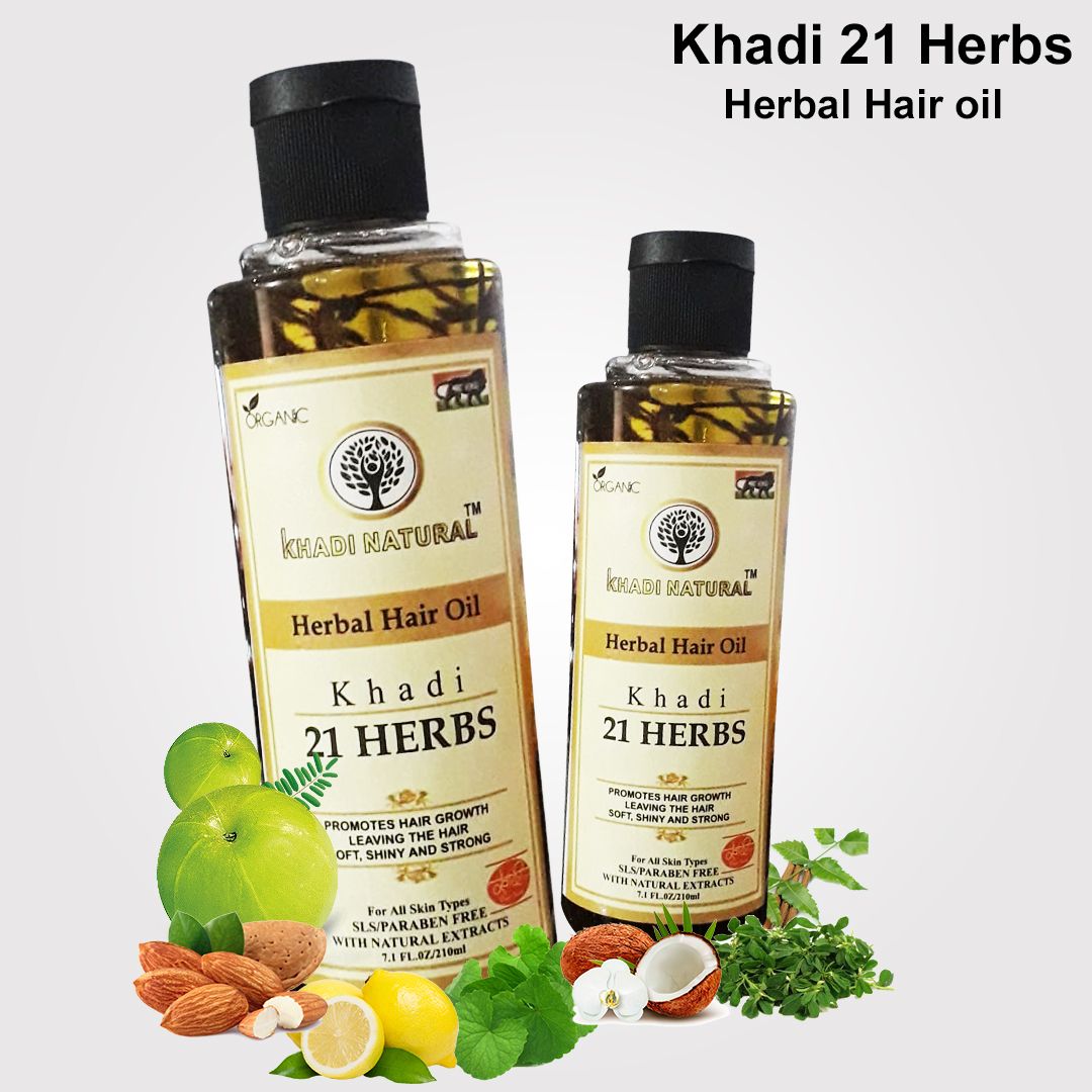 khadi natural 21 herbs oil 210 ml: Buy khadi natural 21 ...