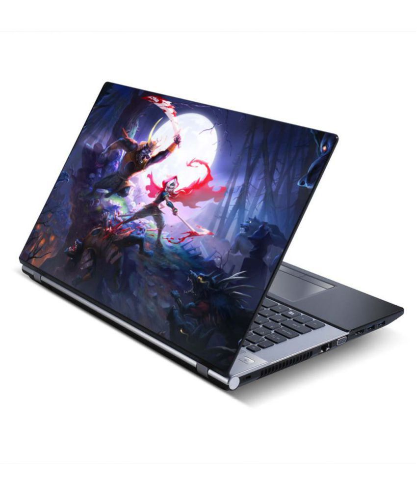 100yellow Akaneiro Demon Hunters Gaming Laptop Skins Sticker Decal 15.