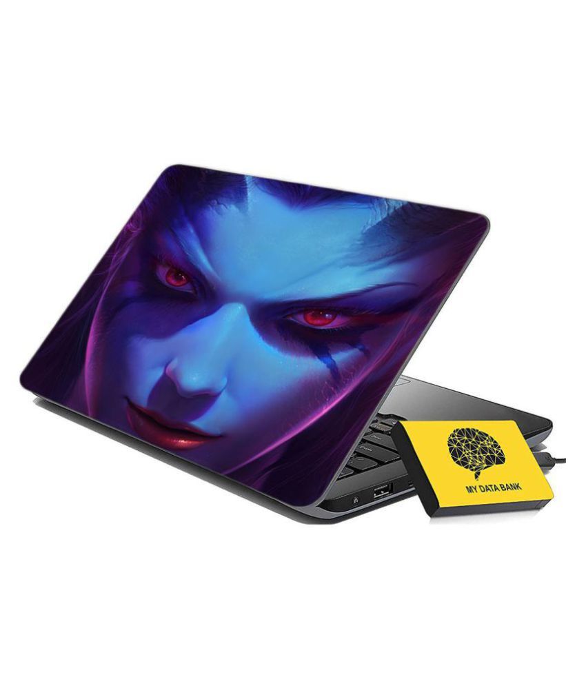 100yellow Dota 2 Gaming Laptop Skins Sticker Decal 15.6 Inches for