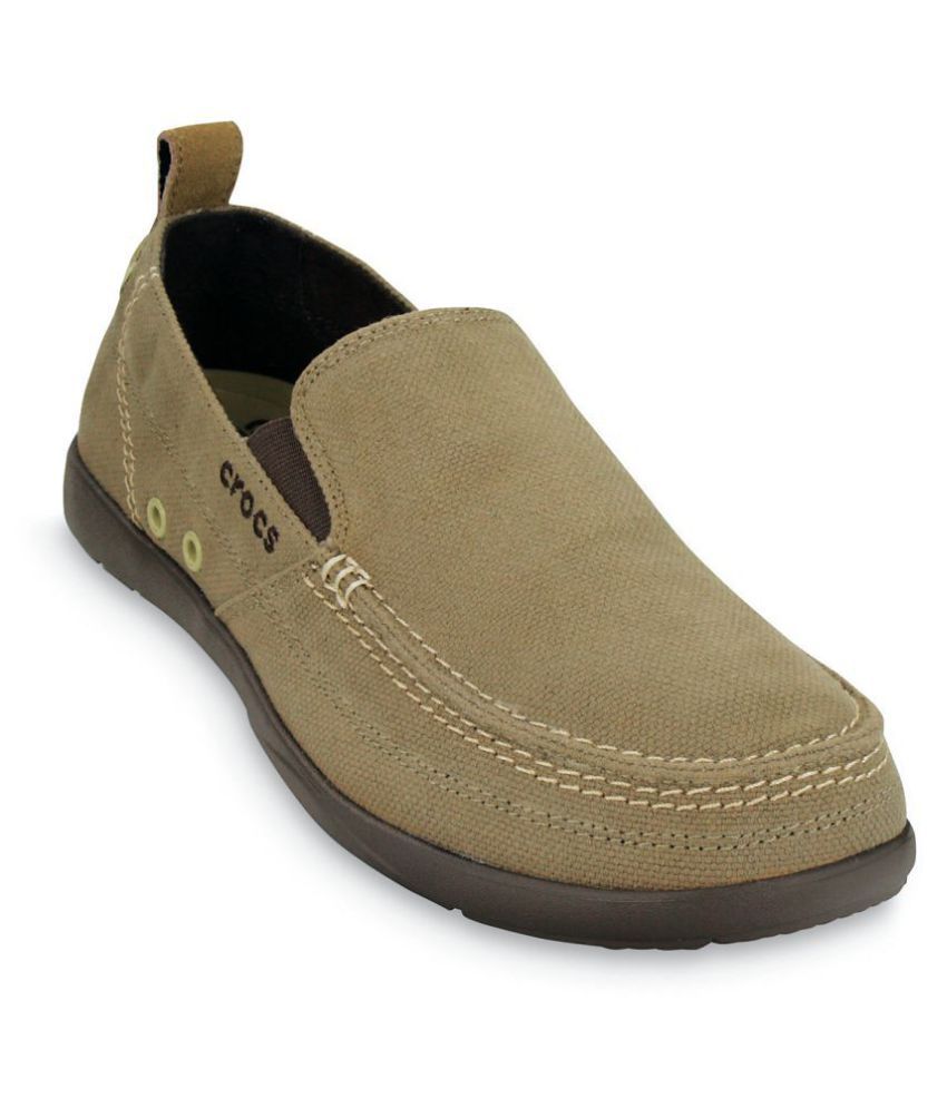 Crocs Standard Fit Brown Loafers Buy Crocs Standard Fit