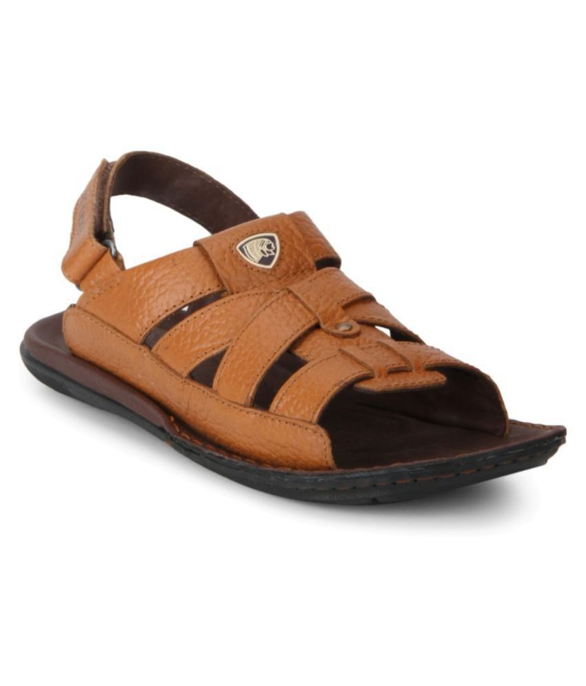 red chief leather sandal