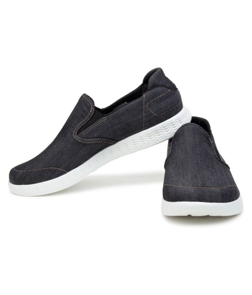 Skechers 53792-DKDN Black Running Shoes - Buy Skechers 53792-DKDN Black ...