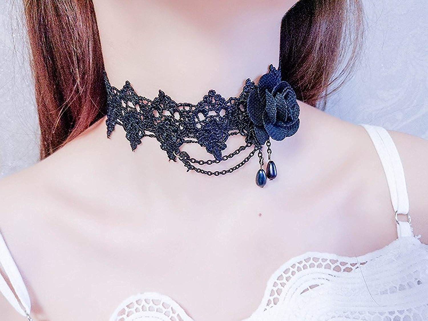 Romp fashion black choker clearance