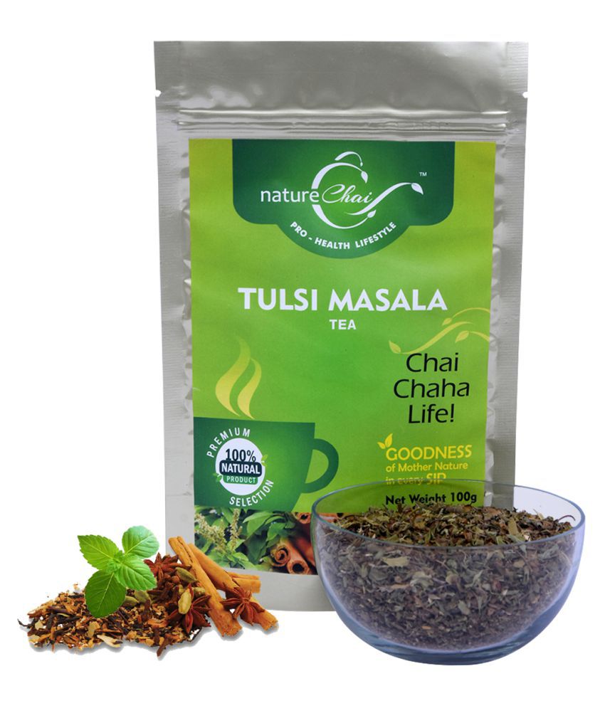     			nature Chai Tulsi masala Tea Loose Leaf 100 gm