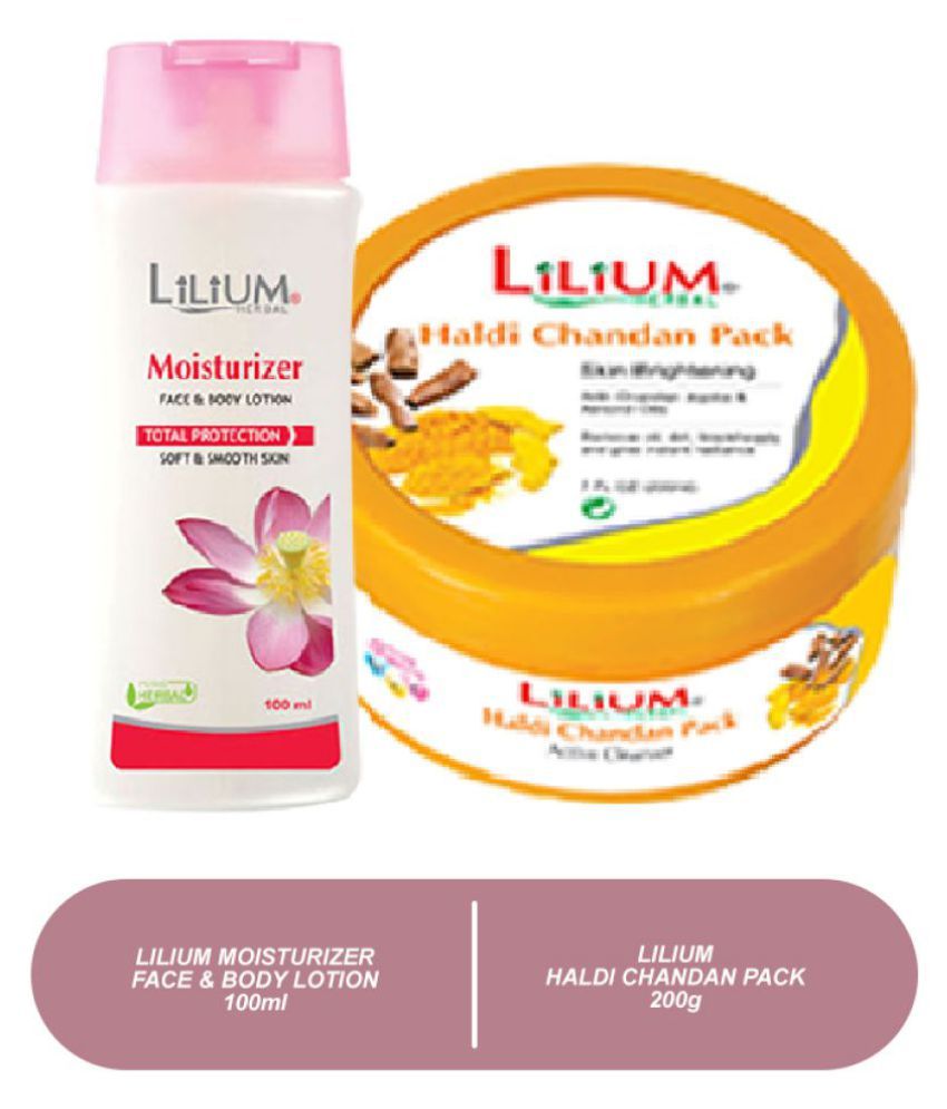 Lilium Herbal Skin Care Product Facial Kit 605 mL Pack of 6 Buy Lilium