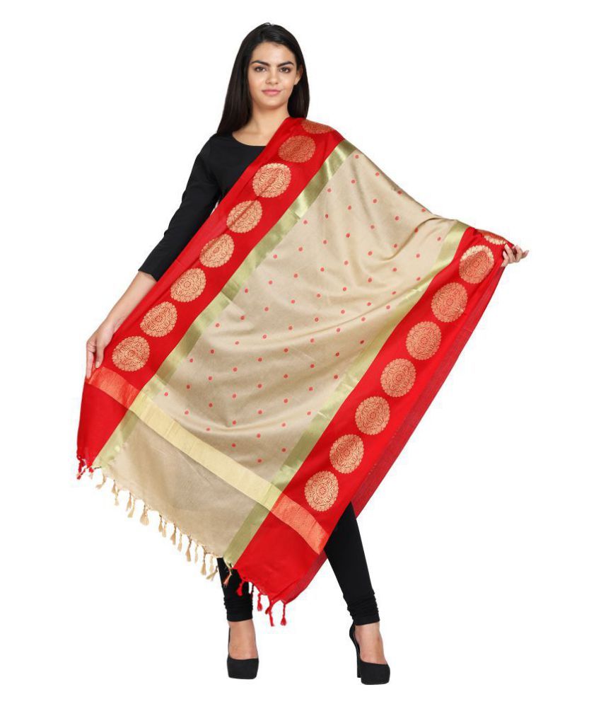 Diush Multicoloured Banarasi Silk Banarasi Dupatta Price in India Buy
