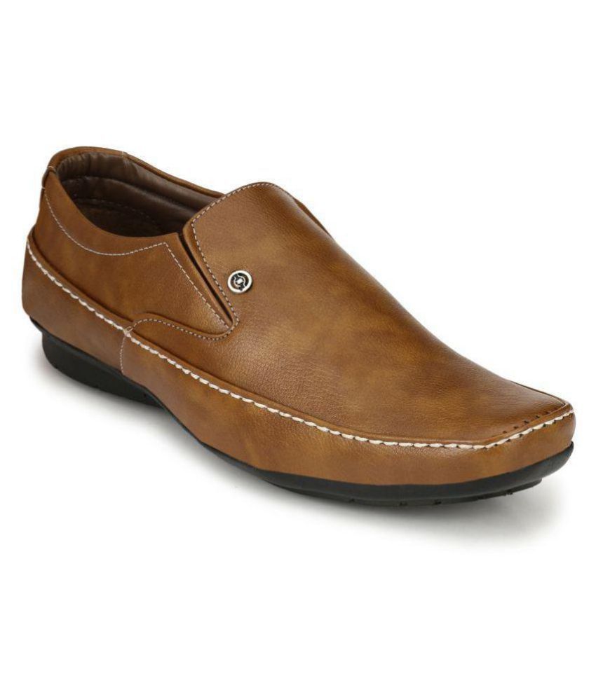 slip on tan heels