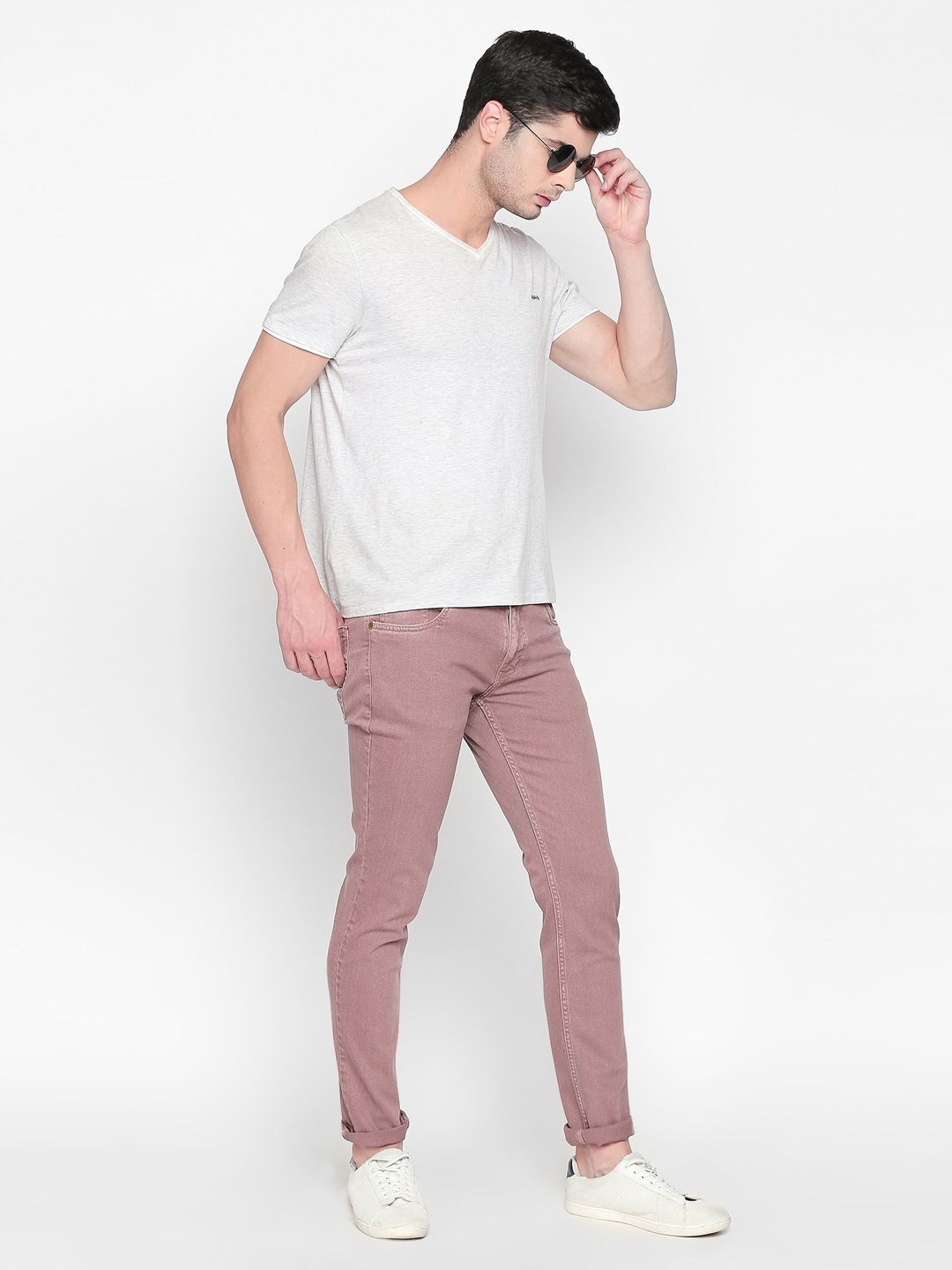 BOLTS and BARRELS Pink Slim Jeans - Buy 