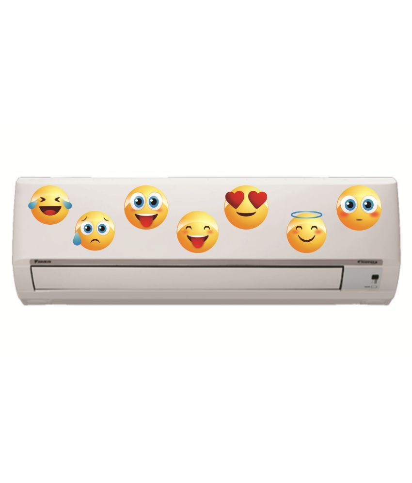     			Sticker Studio AC Sticker Split Air Conditioner Sticker Floral Sticker ( 21 x 91 cms )