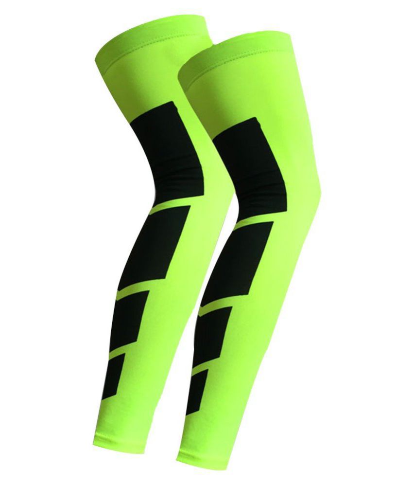     			Quada Compression Leg Sleeves Knee Sleeve for Sport Football Basketball Cycling Stretch Leg Knee Long Sleeve