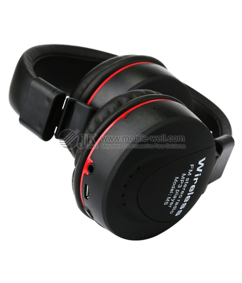 Buy Kik Beazt Redmi 3s Bluetooth Over Ear Headset with Mic Black Online