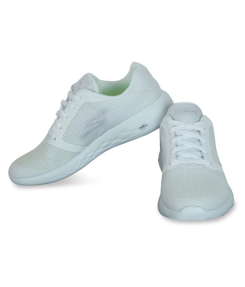 Skechers White Walking Shoes Price in India Buy Skechers