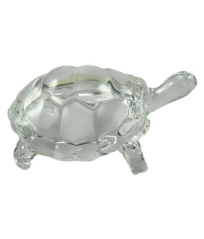     			WRM Crystal Glass Tortoise Showpiece