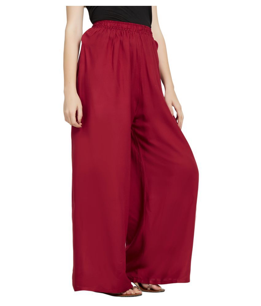 Buy Sanado Rayon Palazzos Online at Best Prices in India - Snapdeal
