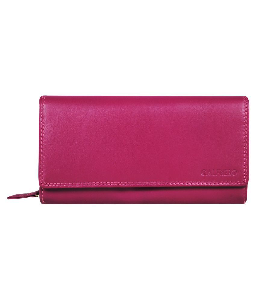     			Calfnero Pink Wallet