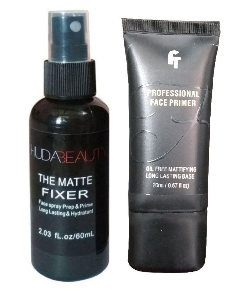 RTB Face Tech Professional Primer + Huda Compact + Face Makeup Setting