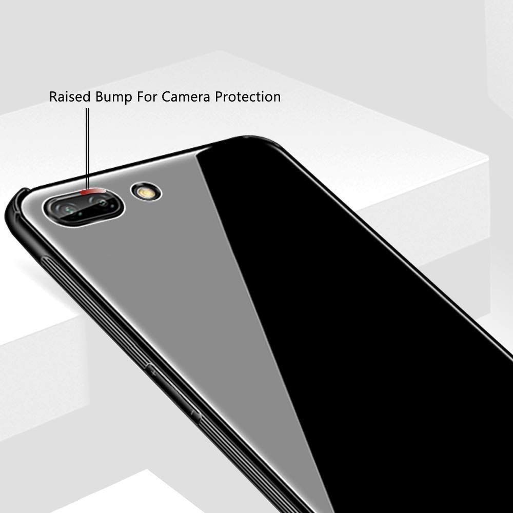 Realme C1 Mirror Back Covers Doyen Creations Black 360° Luxurious