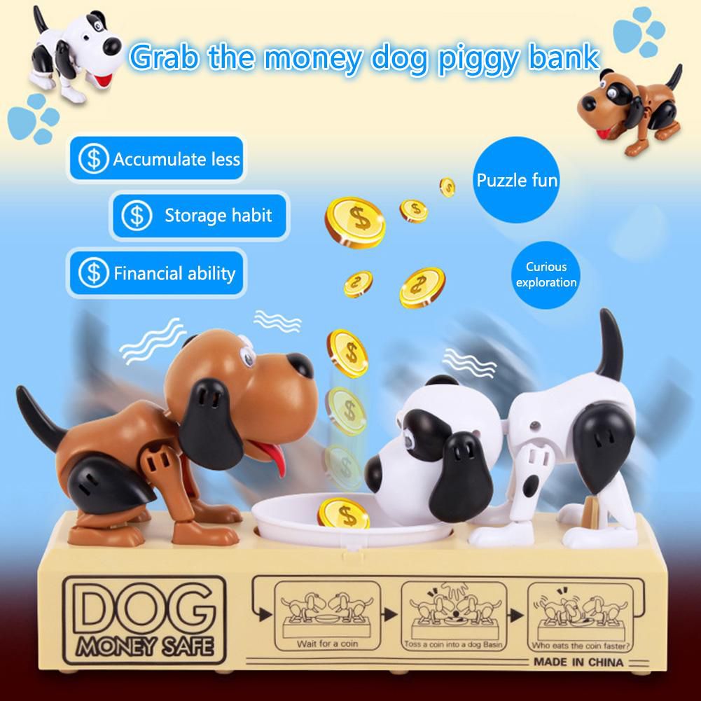 Hungry Eating Dog Banco Canino Money Box Money Bank Stole Coin Piggy Bank 