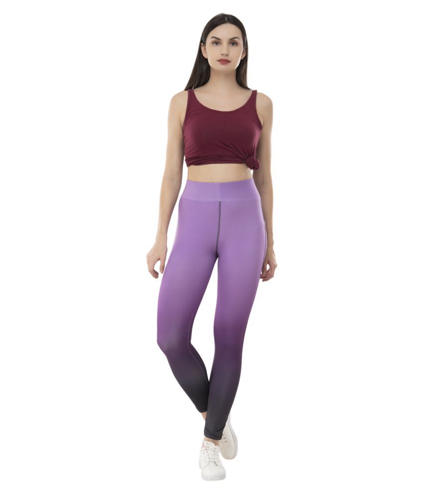 Oriynco Purple Polyester Tights - Buy Oriynco Purple Polyester Tights ...