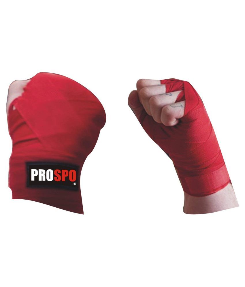 Buy PROSPO Red Boxing Mexican Stretch / Handwraps/ Spandex Bands/ Hand