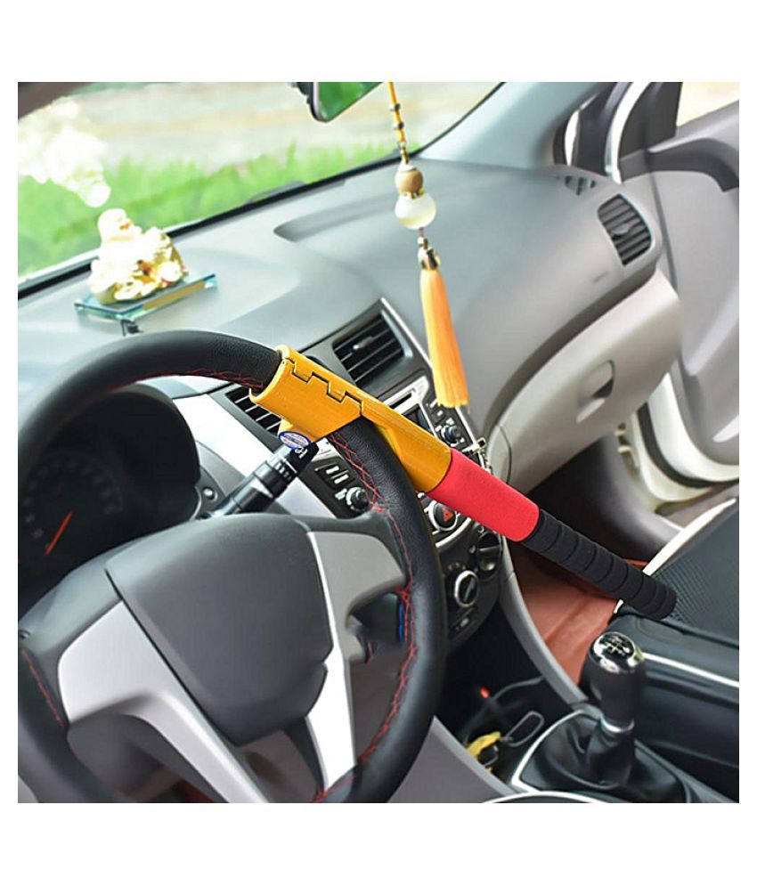 Heavy Duty Baseball Bat Anti Theft Car Vehicle Steering Wheel Security