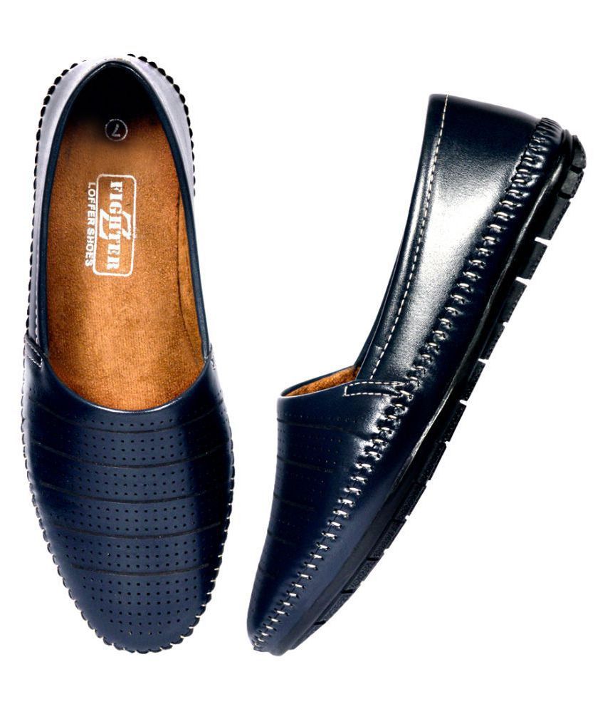 next navy loafers