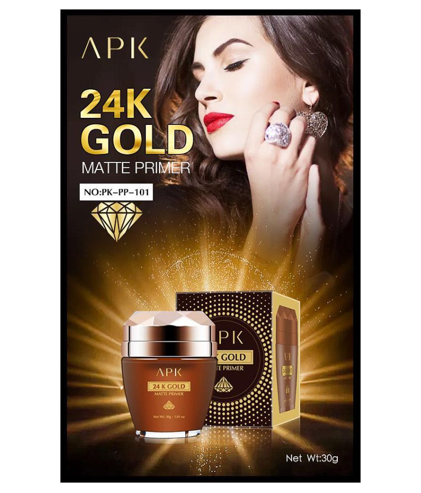 APK 24K Gold Matte PK PP 101 Face Primer Gel 30 g: Buy APK 24K Gold APK 24K Gold Matte PK PP 101 Face Primer Gel 30 g: Buy APK 24K Gold
