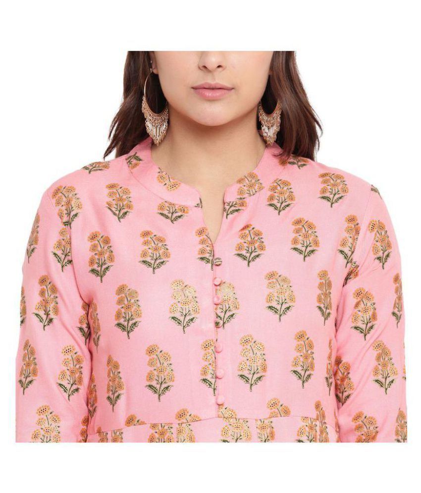 pink pari frock