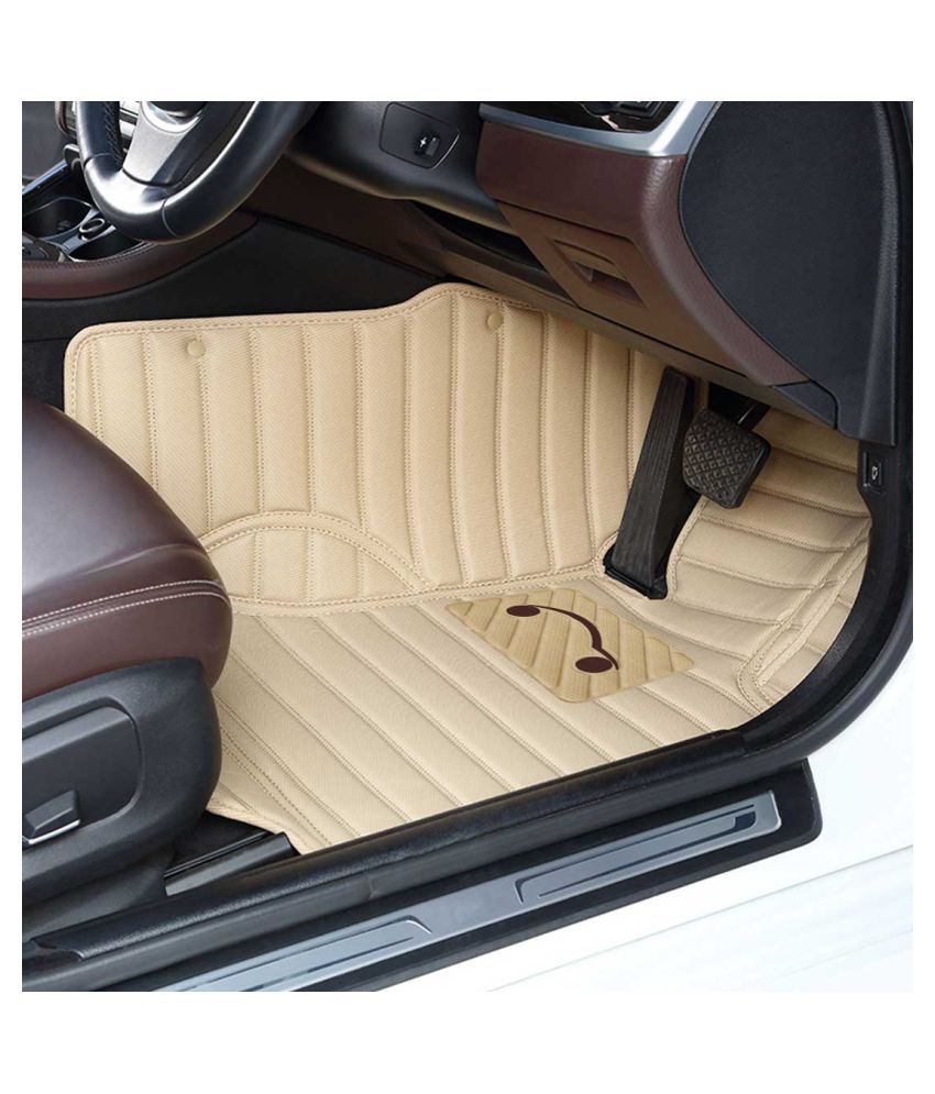 Autofurnish 5d Carbon Fiber Style Custom Fitted Car Mats For Honda