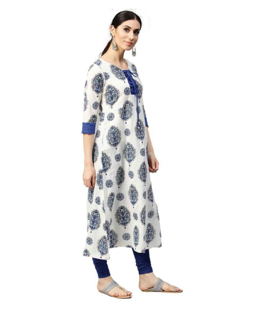 white top kurti