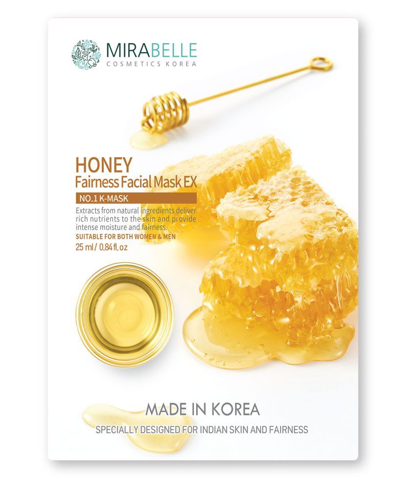 MIRABELLE Korea Oily skin EX Facial Sheet Mask Facial Kit 25 mL Pack of