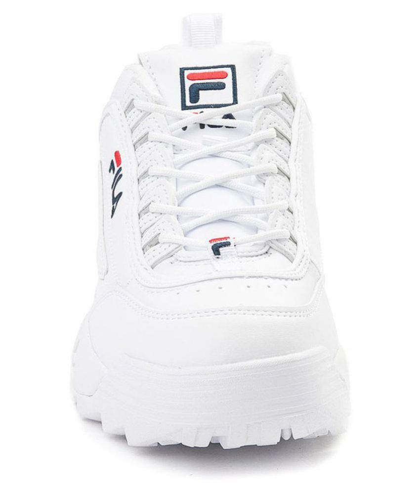 fila slip resistant shoes white