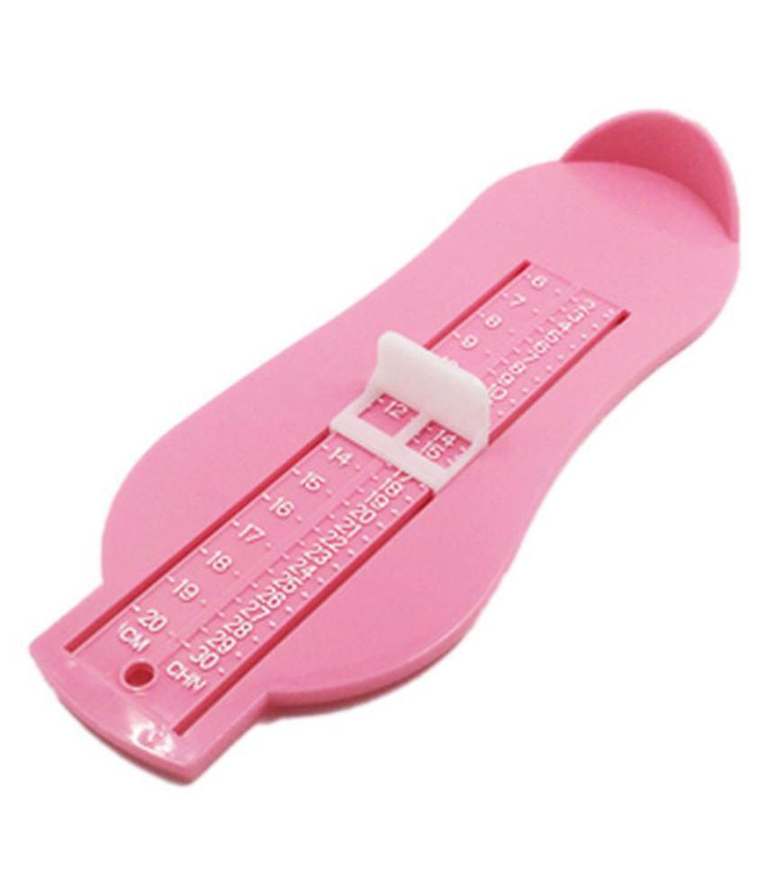 Kentew Household Plastic Children Foot Length Measuring Ruler Baby Feet Measurer Shoe Measuring Devices