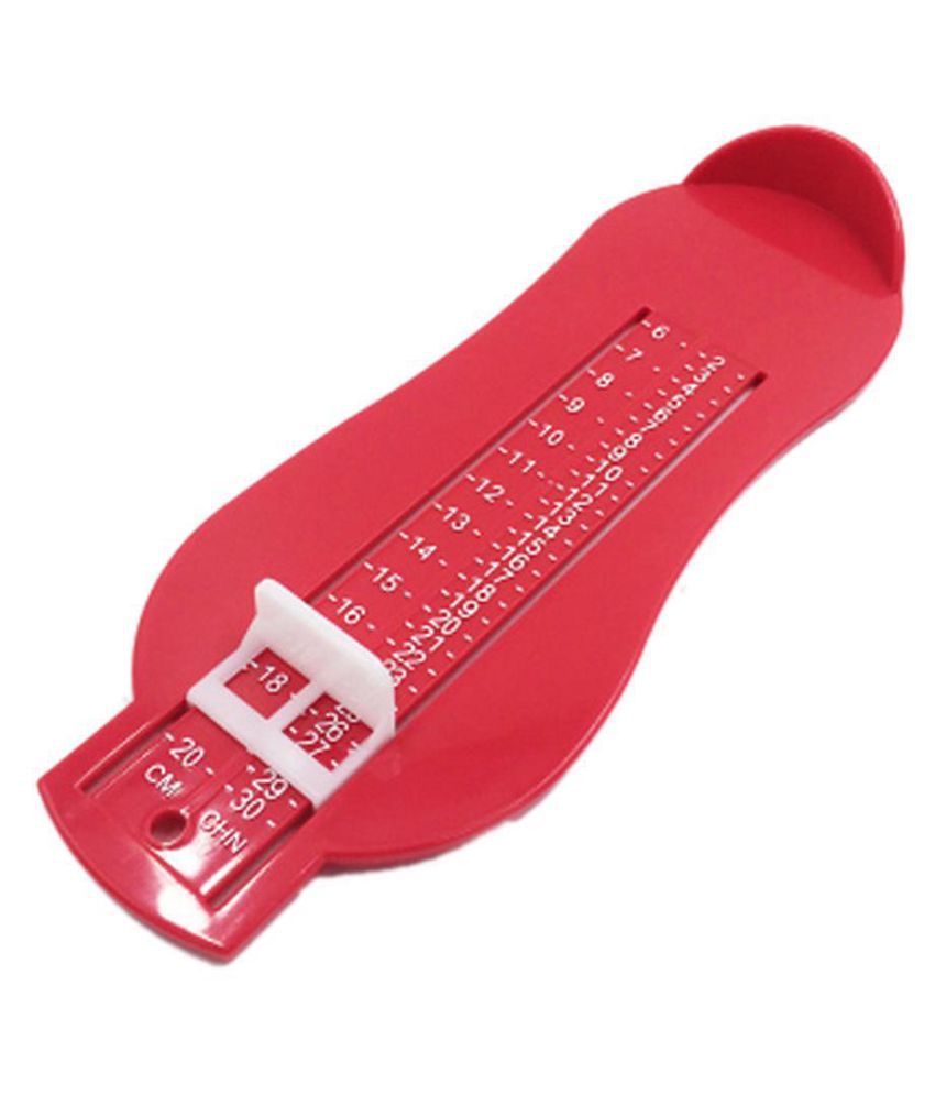 Kentew Household Plastic Children Foot Length Measuring Ruler Baby Feet Measurer Shoe Measuring Devices