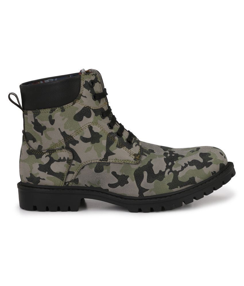 Eego Italy Green Casual Boot - Buy Eego Italy Green Casual ...