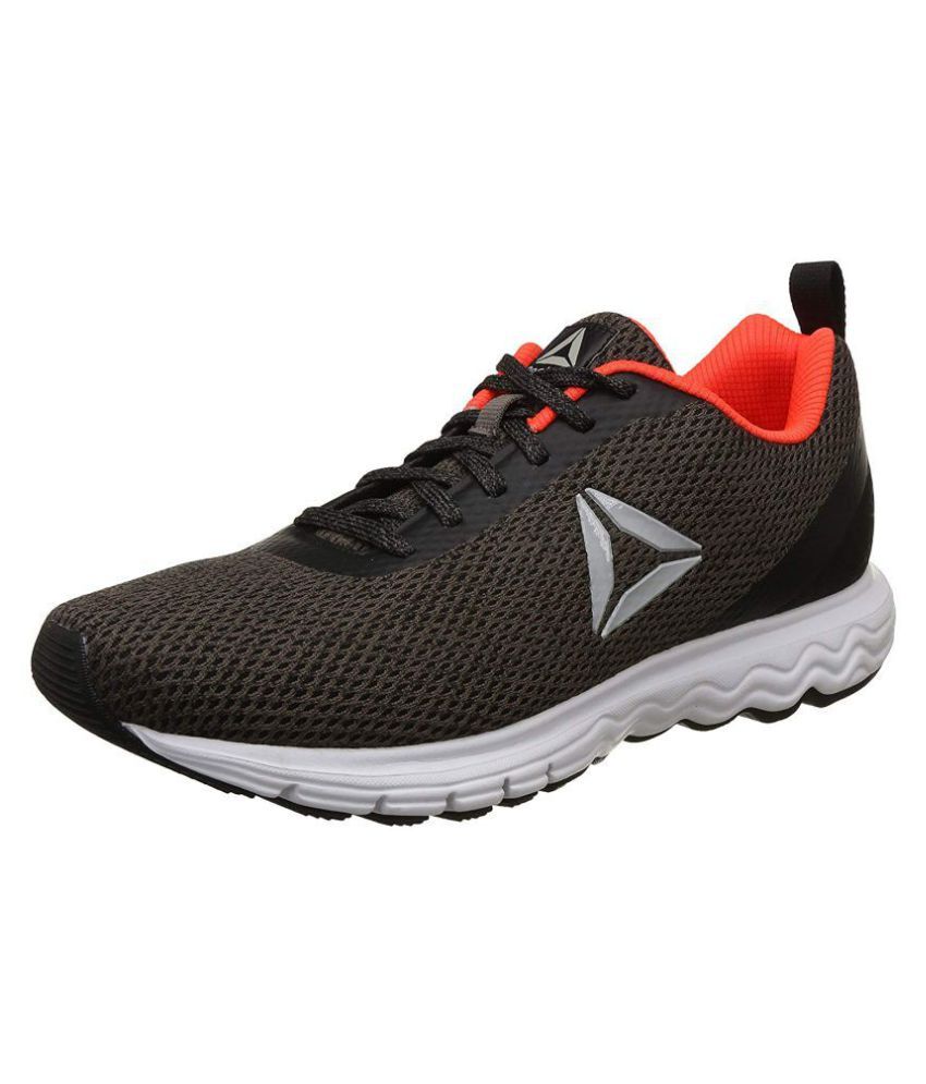 reebok men black running shoes m44506