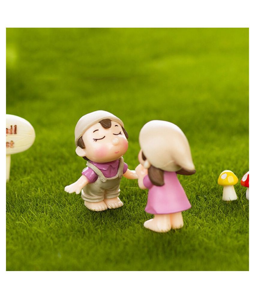 Cartoon Figure Fairy Garden Miniatures Gnomes Moss Terrariums Crafts Figurine RS 