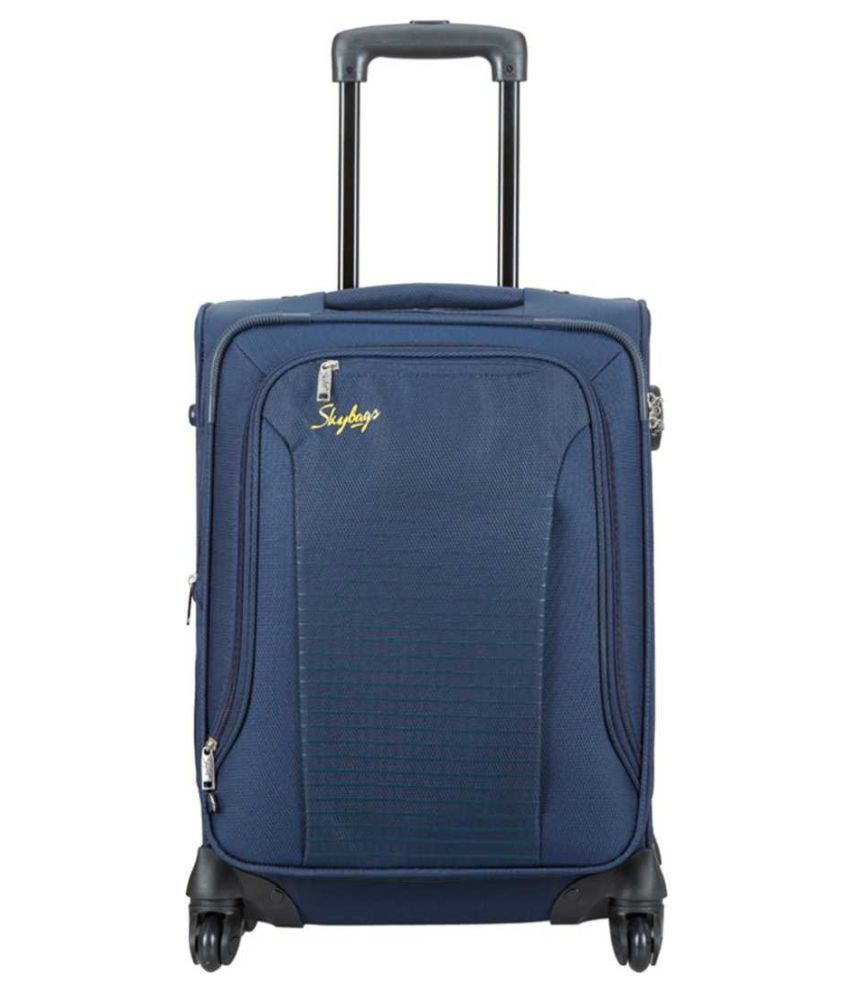 Skybags Blue S (Below 60cm) Checkin Soft Footloose Napier Luggage
