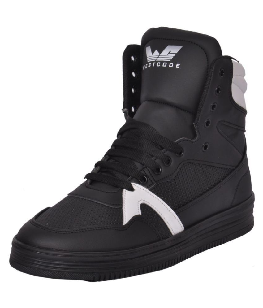 West Code Sneakers Black Casual Shoes - Buy West Code Sneakers Black ...