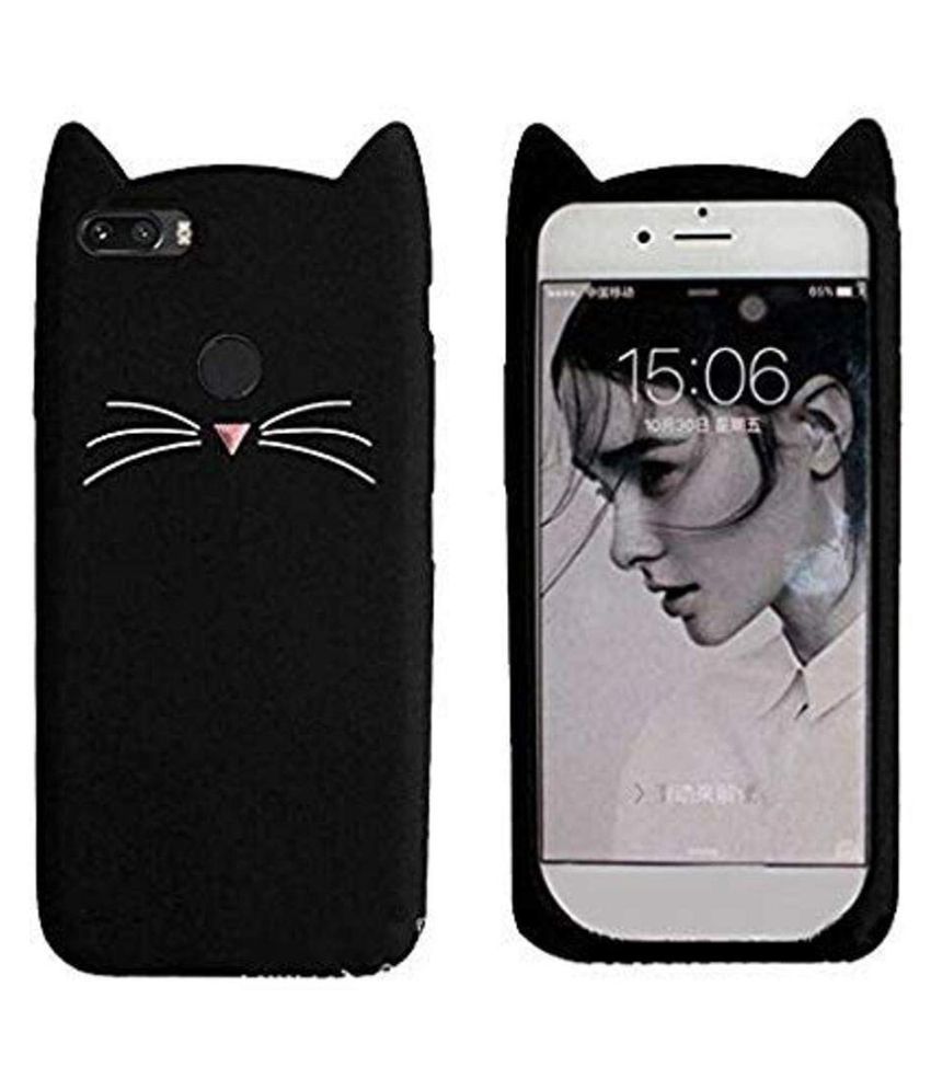 Realme 2 Pro Plain Cases Doyen Creations Black 3d Cute Cat Kitty Back Cover Plain Back Covers Online At Low Prices Snapdeal India